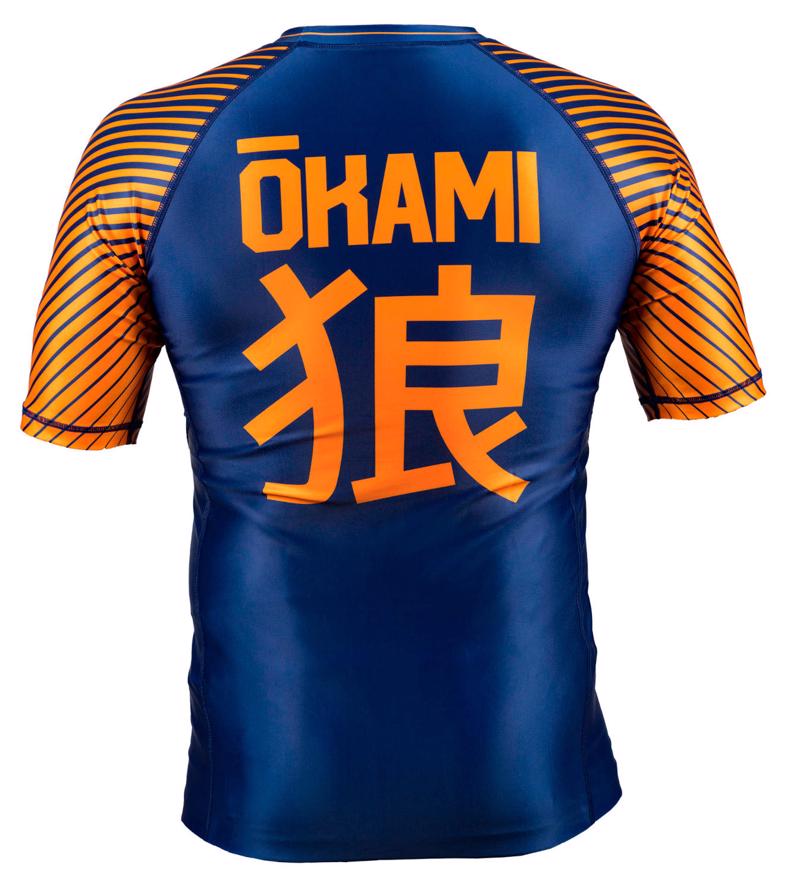 Okami  kanji rashguard - navy